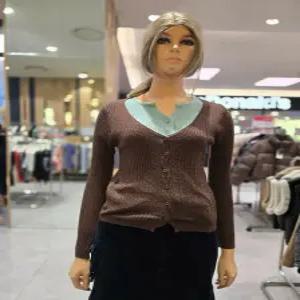 [에고이스트] 배색  포인트  골지 가디건  ER4BX-007