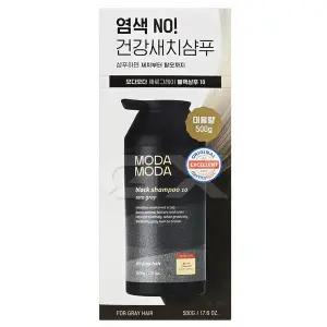 [모다모다] 제로 그레이 블랙 샴푸 10 500g 1개 gx