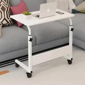 이동식 높이 조절 사이드 테이블 바퀴형 책상 800x400(80cm*40cm) 600x400(60cm*40cm) 4가지 색상