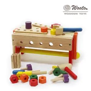 우토 원목 공구놀이 원목교구 유아발달 장난감