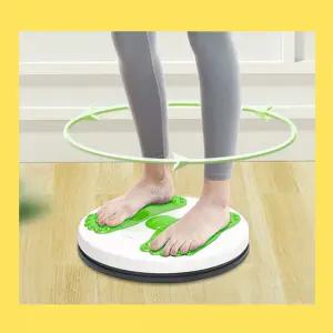 발바닥 지압 마사지 회전 발 다리 마사지기 허리 스트레칭 실내 지압판 운동 기구