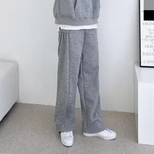 남성 스트릿패션 기모 절개 밴딩 트레이닝 팬츠