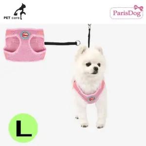 고품질 세트 핑크 L 매쉬 베이직 하네스 리드줄 베스트 (WFJQM30)