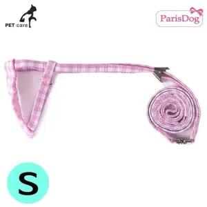 고품질 체크 S 세트 리드줄 하네스 핑크 줄타입 뉴 (WFJQM2U)