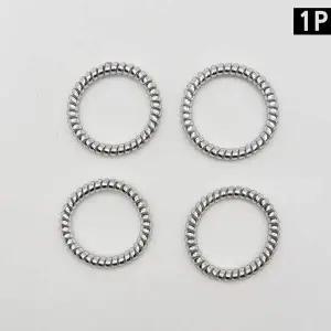 은색 스프링머리끈