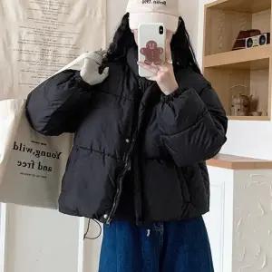 (색상 블랙)HL] 크롭티 패딩점퍼 여성 겨울 블랙 경량 짧은