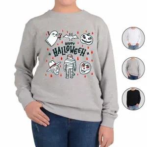 [하프클럽/알티피아]맨투맨 전색상 할로윈 미라 흡혈귀 디자인티셔츠