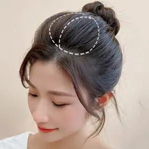 정수리가발 부분 볼륨 윗머리 빗핀 고정 자연스러 헤어가발 4컬러