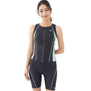 FILA 피트니스 수영복 탱키니 상하 세트 배색전환 풀집 세퍼레이트 3132025 여성 의류