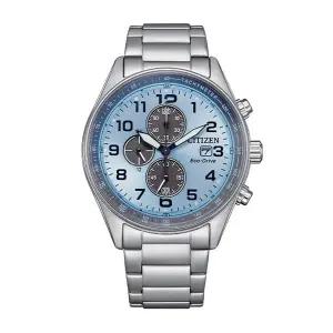 [신세계라이브쇼핑]시티즌 CA0770-72M 에코드라이브 크로노그래프 블루 다이얼 남성 메탈 시계