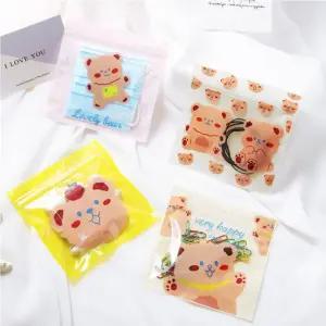 추천 신상품 곰돌이 답례품 포장 구디백 지퍼백 캐릭터 봉투 선물