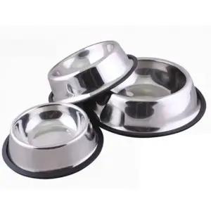 반려동물 스텐 식기 18cm 3개 강아지 사료 그릇 애견 급식기 (WFKIOUO)