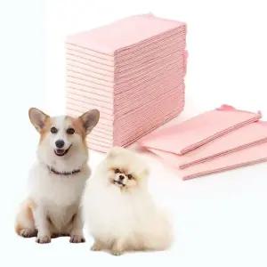 강아지 배변 패드 두꺼운 60x90cm 애완동물 용품 25매 일회용 매트 (WFKJJW0)