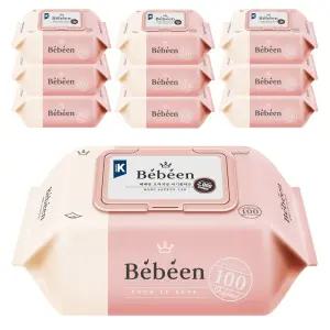 베베앙 오리지널 아기물티슈 대용량 캡형 100매 10팩