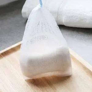 4겹 비누망 거품망 비누 거품 세안 버블 망 그물 망사주머니 색상랜덤 (WFKL0BA)