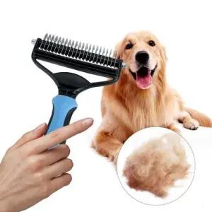 소프트 강아지 고양이 털제거 양날 브러쉬 애견빗 WFIU9PJ