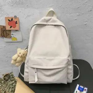 남자 데일리 어깨 매는 학생 가방 캐주얼 무지 백팩 새학기가방선물