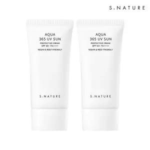 [에스네이처] 아쿠아 365 유브이 선크림 80ml 2개