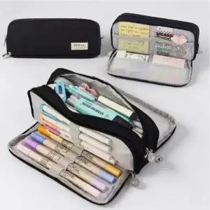 스페셜 대용량 필통 멀티 수납 지퍼 학생 펜케이스 연필파우치