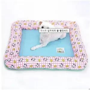 강아지 하우스 침대 쿨 플랫베드 베드 썸머 여름 방석 WFIG0NV