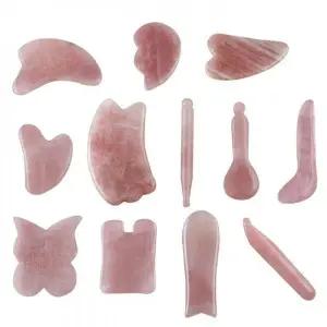 마사지 도구 얼굴 지압 괄사 스톤