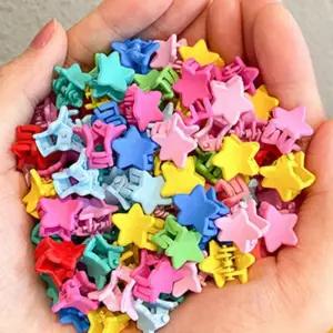 (올핀)컬러풀 미니집게핀 어린이머리핀 50개세트 헤어핀