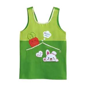 [골드스마일]선생님앞치마 교사용 토끼 앞치마 (그린) 유치원 어린이집