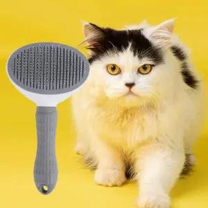 [골드스마일]반려동물 원버튼 브러쉬 슬리커 빗 고양이 강아지