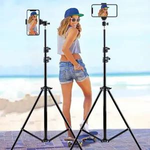 길이 조절 휴대폰 대형 삼각대 스탠드 동영상 촬영 수업