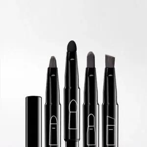 [하프클럽/]4종 휴대용 메이크업 화장 09887 브러시 세트 RD