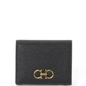 [명품] 페레가모 4CC 더블 간치니 반지갑 11 블랙 22D780 726512