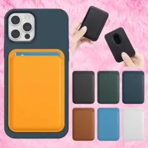 4컬러 맥세이프 가죽 카드지갑 핸드폰 부착형 플레이트 메탈링 추가옵션 대량 인쇄