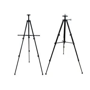 3단 휴대용 접이식 이젤 받침대 거치대 미술전시미니 형이젤 화방용품 3접이 보드 보드판 용이젤