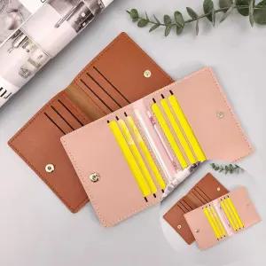 명함꽂이 얇은 지갑 똑딱 카드지갑 슬림