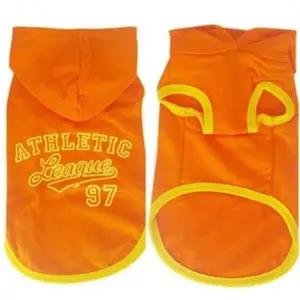 K펫 후드티셔츠 오렌지 강아지옷 애견의류 개옷 여름 애견 장난감 나시 원피스 의류 옷 고양이옷