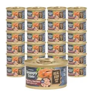 스내피톰 프리미엄 고양이주식캔 참치 플레이크 연어 85g 24개