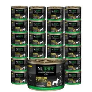 뉴트라이프 퓨어 강아지주식캔 닭고기 그린트라이프 185g 24개