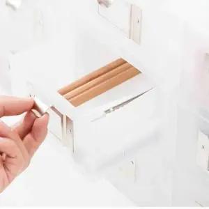 ( )시스맥스 네오 서랍형박스 미니 2단 티백보관함 공구수납함 다용도수납함 커피정리함 물품보관함