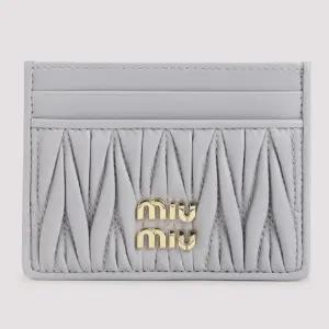 골드 로고 가죽 카드지갑 5MC076 AFPP F0230