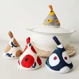 오브제 꼬깔 냄비 손잡이 1+1 주방 장갑