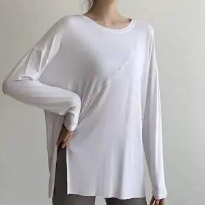 [오너클랜]bns 절개 긴팔 티셔츠 스포츠 필라테스 레이어드 찰랑