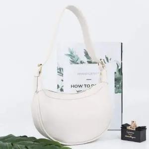 [에이치플러스몰]아이보리 숄더백 오피스 가방 핸드백 여성 트렌드