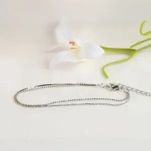 시후주얼리 화이트골드 실버 2줄 레이어드 볼체인 팔찌 LB288B 여성 데일리