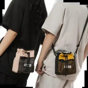 가방 메쉬 포켓 미니 스트링 크로스백 HT-6001