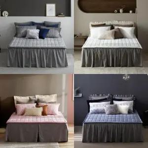 (eTV) 모던 프리미엄 극세사 누빔패드 (Q)