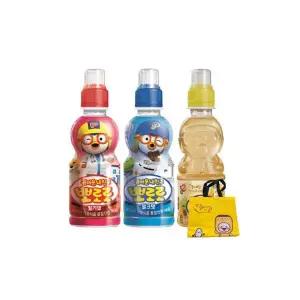 팔도 뽀로로 어린이 음료수 220ml 밀크맛 5개+딸기맛5개+보리차5개 각3개씩 총9개 추가발송 총24개+장바구