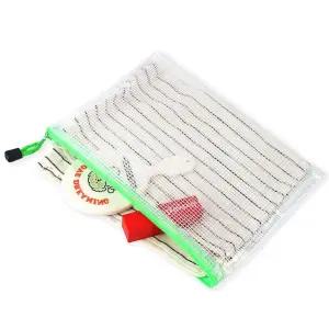 투명 메쉬 파우치 여행용파우치 방수 지퍼백 천