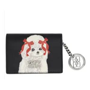 플랩 퍼들 그래픽 체인 키링 카드지갑 B3010125 099