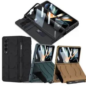 유니블링 갤럭시 z폴드 4 5 펜 수납 풀커버 카드 가죽 케이스