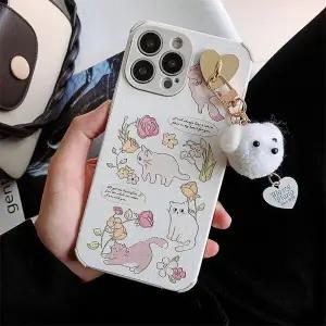 유니블링 갤럭시 s22 s21 s20 노트 20 10 강아지 키링 케이스